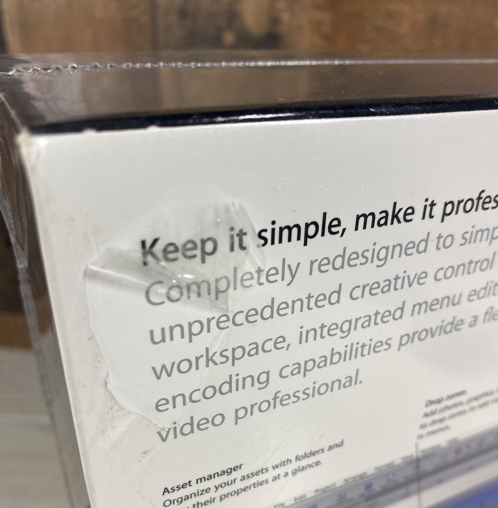 DVD Studio Pro 2 Academic Single User Version Apple Mac NEW SEALED (2003)