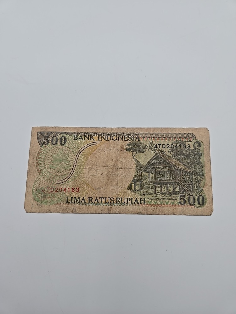 Indonesia 500 Rupiah 1992 Monkey Bank Note