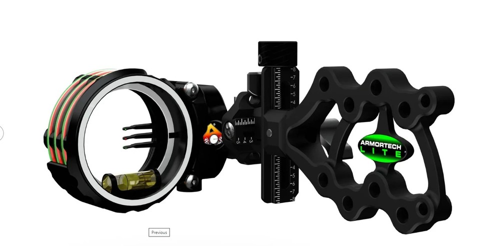Axcel ArmorTech Lite Sight - 41mm Scope - 3pin  .010 - Non-Dampened Fixed Mount