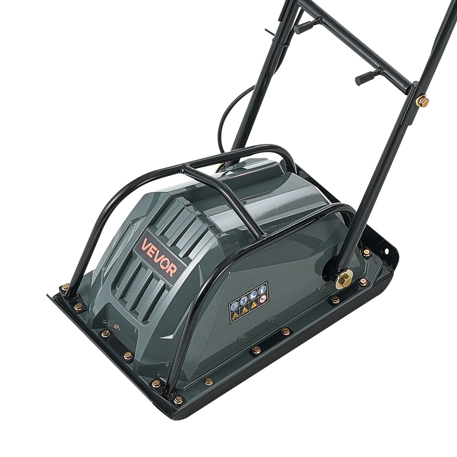VEVOR Plate Compactor 130W Electric Ground Rammer 5kN Force 3.9in Depth