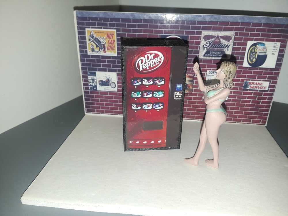 Dr Pepper Pop Machine 1:24 & 1:25 Scale Diorama Accessory Items