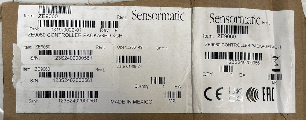 New SENSORMATIC Controller 4 Channel #ZE9060 Ships FREE