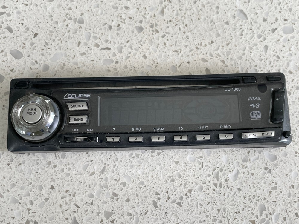 ECLIPSE CD1000 CAR STEREO FACEPLATE ONLY ECLIPSE CD1000 FACEPLATE OEM🟠