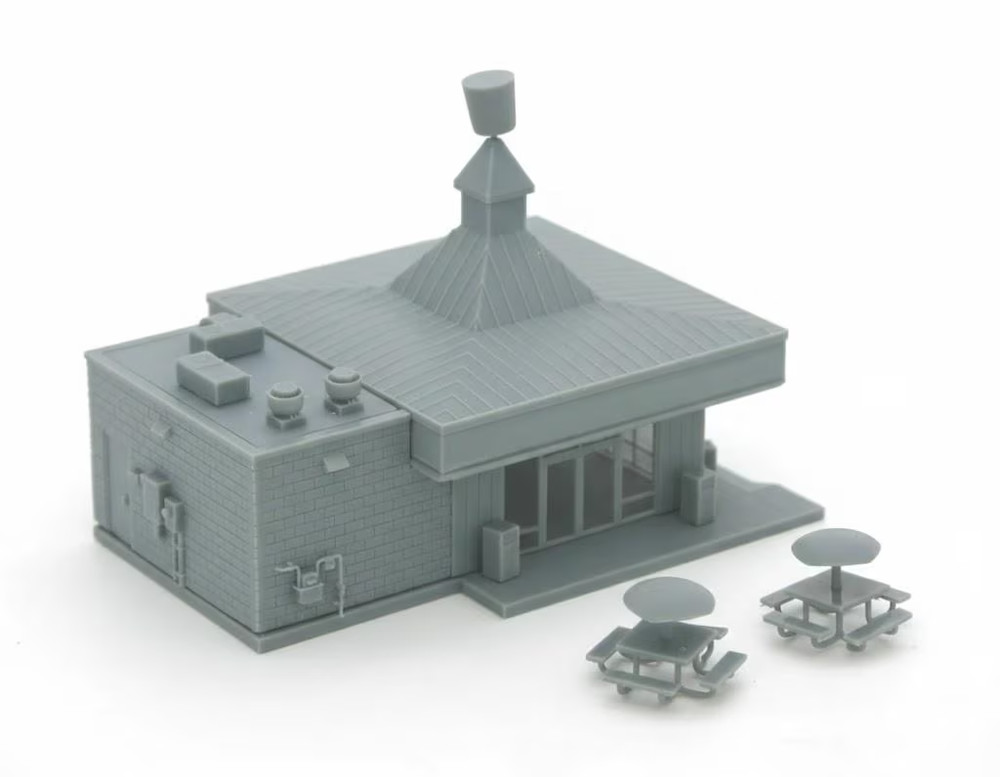 N Scale Shrimp Bucket Restaurant