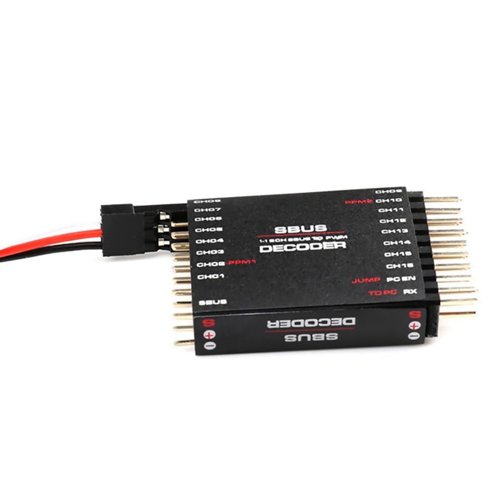 1 PC SBUS to PWM / PPM Decoder 16CH Supporting Computer Side Settings For Frsky
