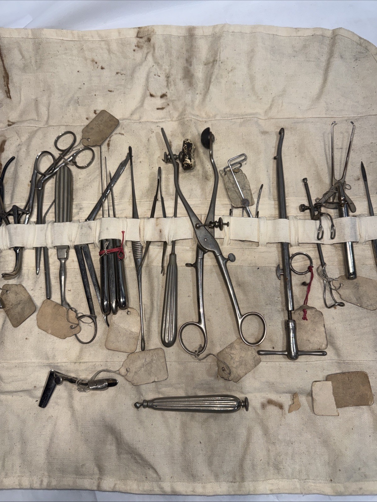 1890s LENZ & SONS Antique Surgical Instrument Ear Nose Throat Medical Tool Lot