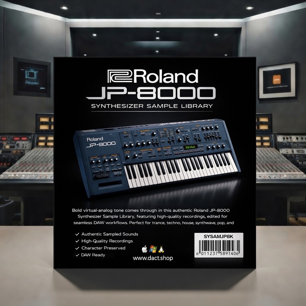 Roland JP-8000 Synthesizer Sample Library