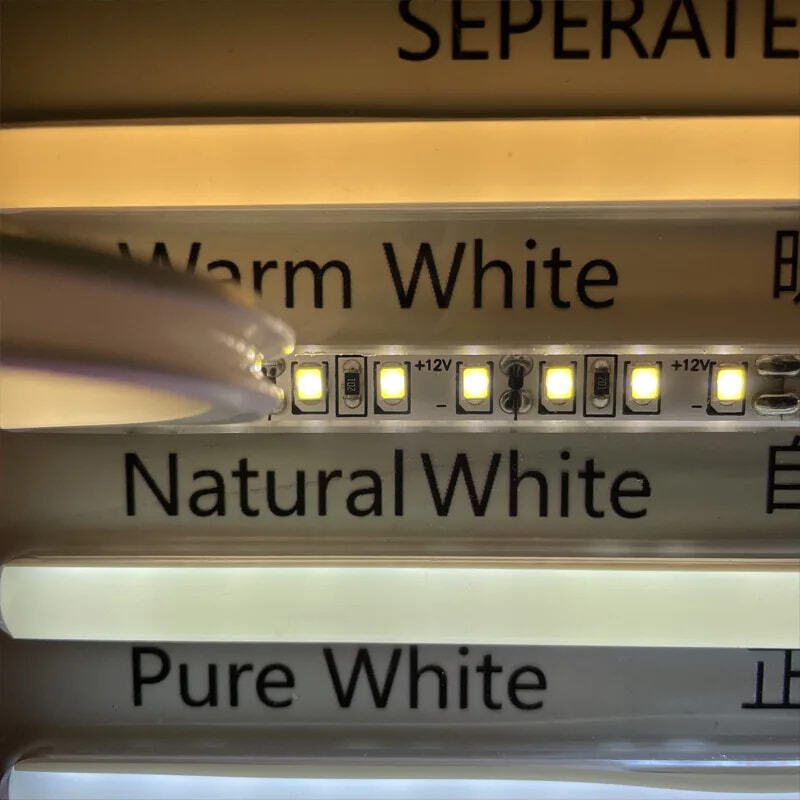 Separated Neon Flexible LED Light Strip Cover 8mm DIY Bendable Silicone Diffuser