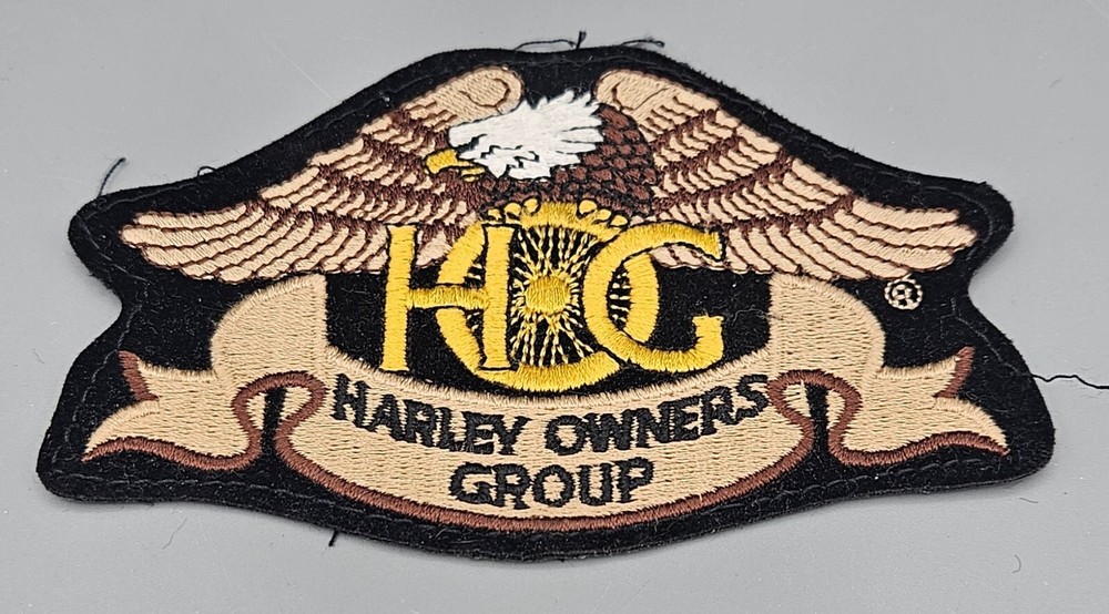 Harley Davidson Patch Owners Group HOG Eagle Claw Vest Jacket Embroidered  4.75"