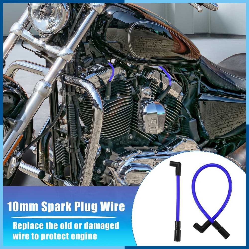 Spark Plug Wire Kit fit for Harley Davidson Dyna FXD Softail