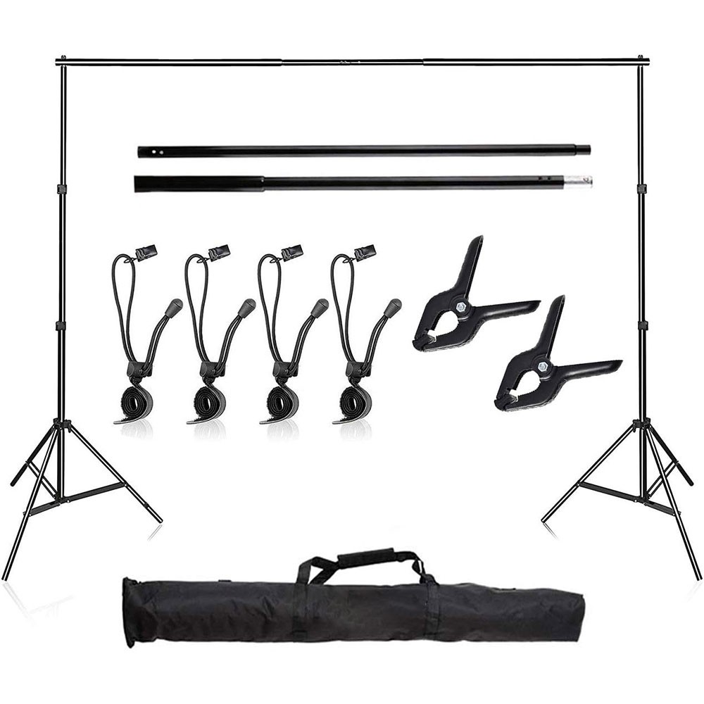 10x7ft(WxH) Heavy Duty Backdrop Stand Kit Photography Studio Background Support