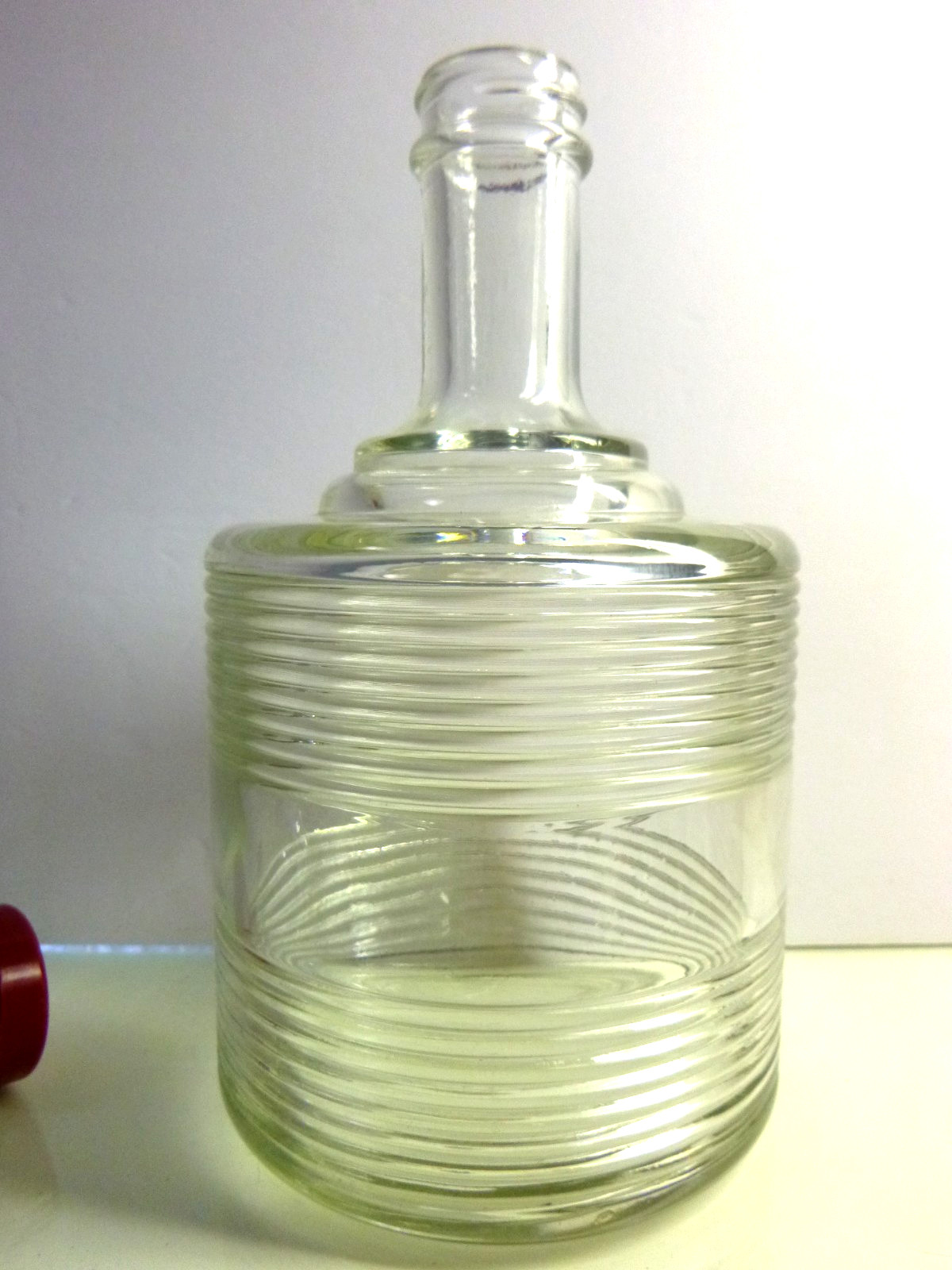 AS IS Vtg Park Sherman MCM Liquor Dispenser 6 Shot Glasses Rotating Chrome Tray