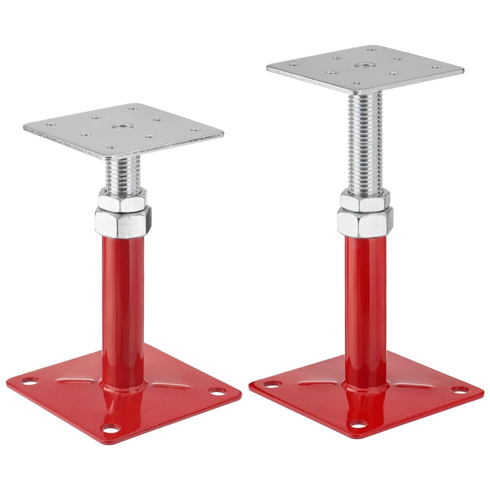House Floor Jacks, 5-8" Height Range Adjustable Screw Jacks Post, Foundation ...
