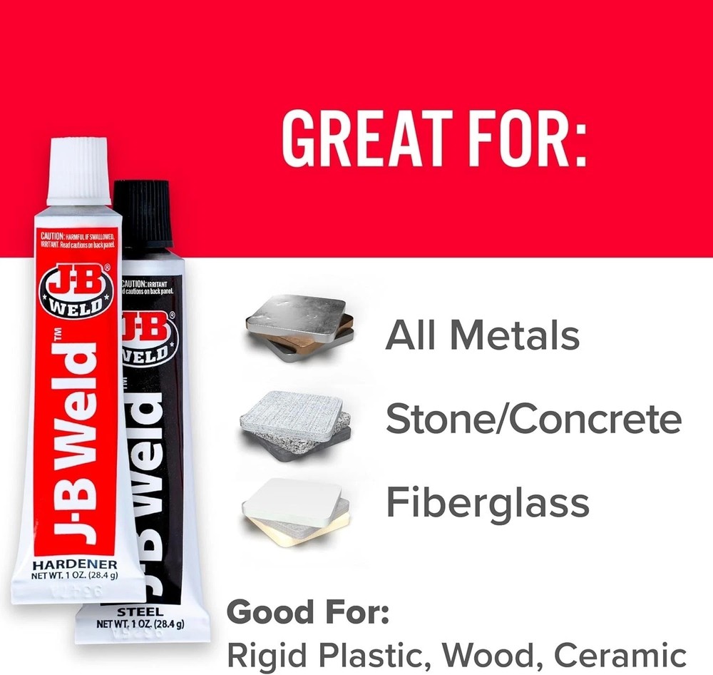 Superior Cold-Weld Two-Part Epoxy - 2 oz for Versatile Surface Bonding