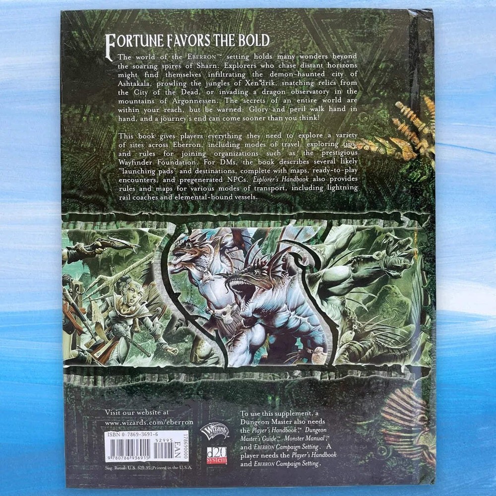 Explorer's Handbook Eberron Dungeons & Dragons 3e