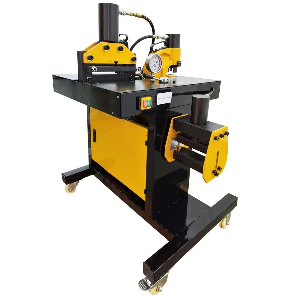 110V 750W 4 in 1 Multi-functional Electric Hydraulic Bus Processing Machine