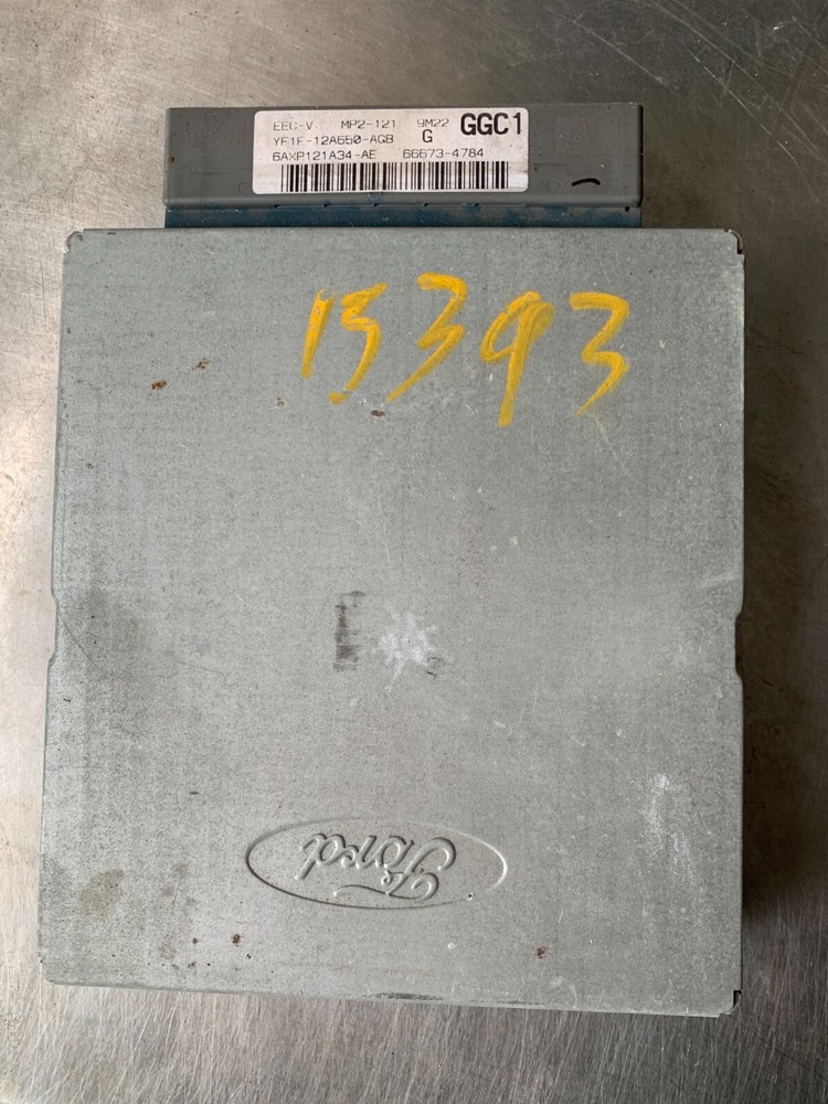 2000 Ford Taurus YF1F-12A650-AGB, YF1F12A650AGB Engine Control Module ECM, OEM