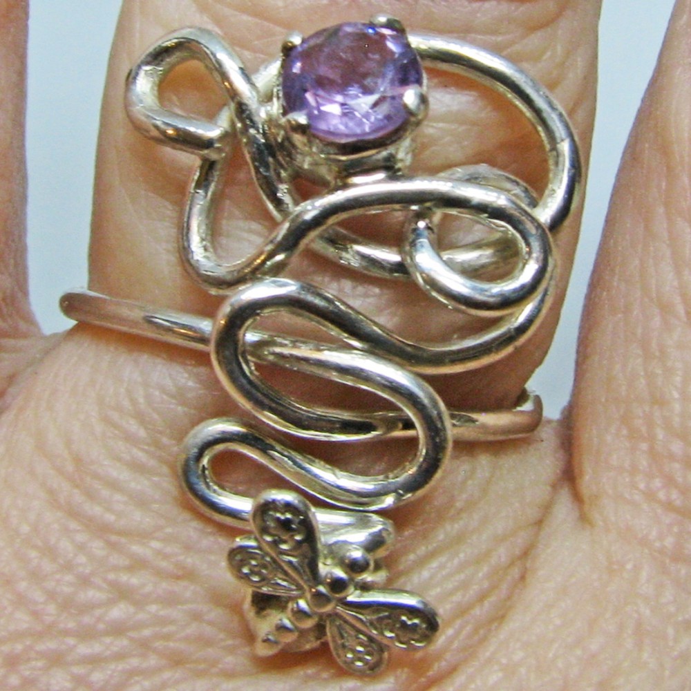 Unique Sterling Silver Hand Crafted Upcycled Flexi-Ring By SoniaMcD