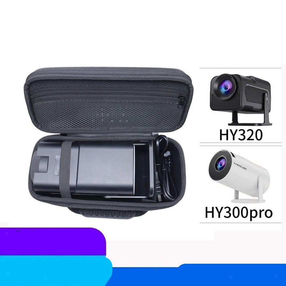 EVA Projector Carrying Case Versatile Scratchproof 2 Compartments Travel Bag
