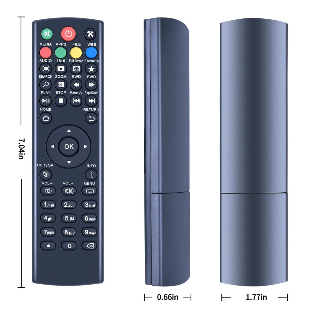 Replacement Remote Control Compatible with Superbox Without Voice, for...