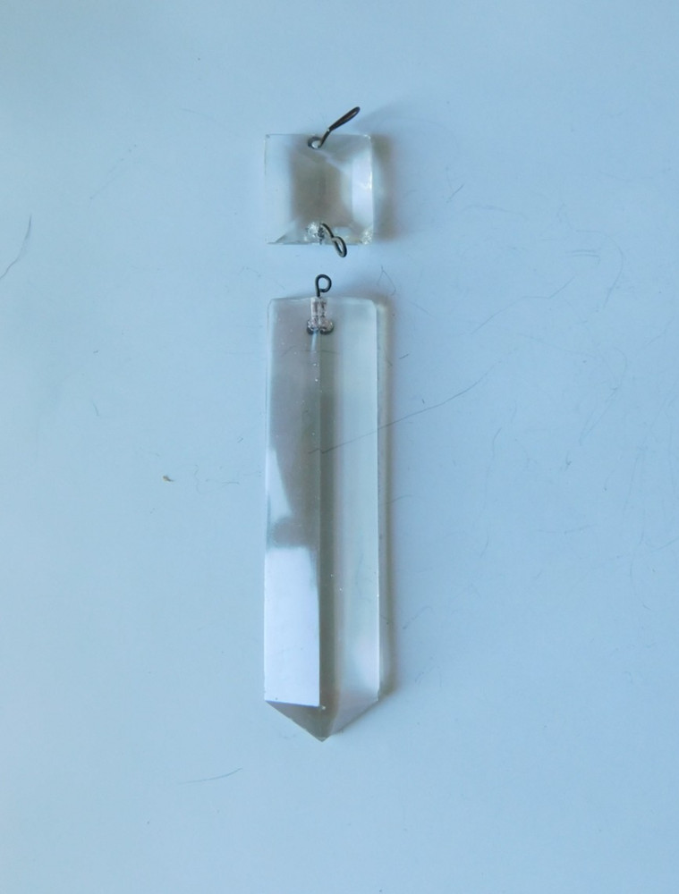 RECTANGULAR PRISMS FOR ANTIQUE CHANDELIER
