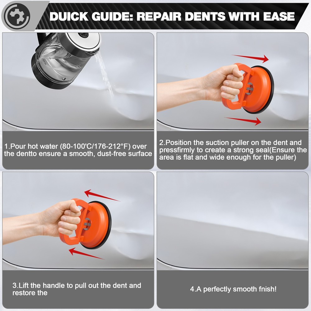 Car Bodywork Dent Repair Puller Pull Panel Ding Remover Sucker Suction Cup Tool