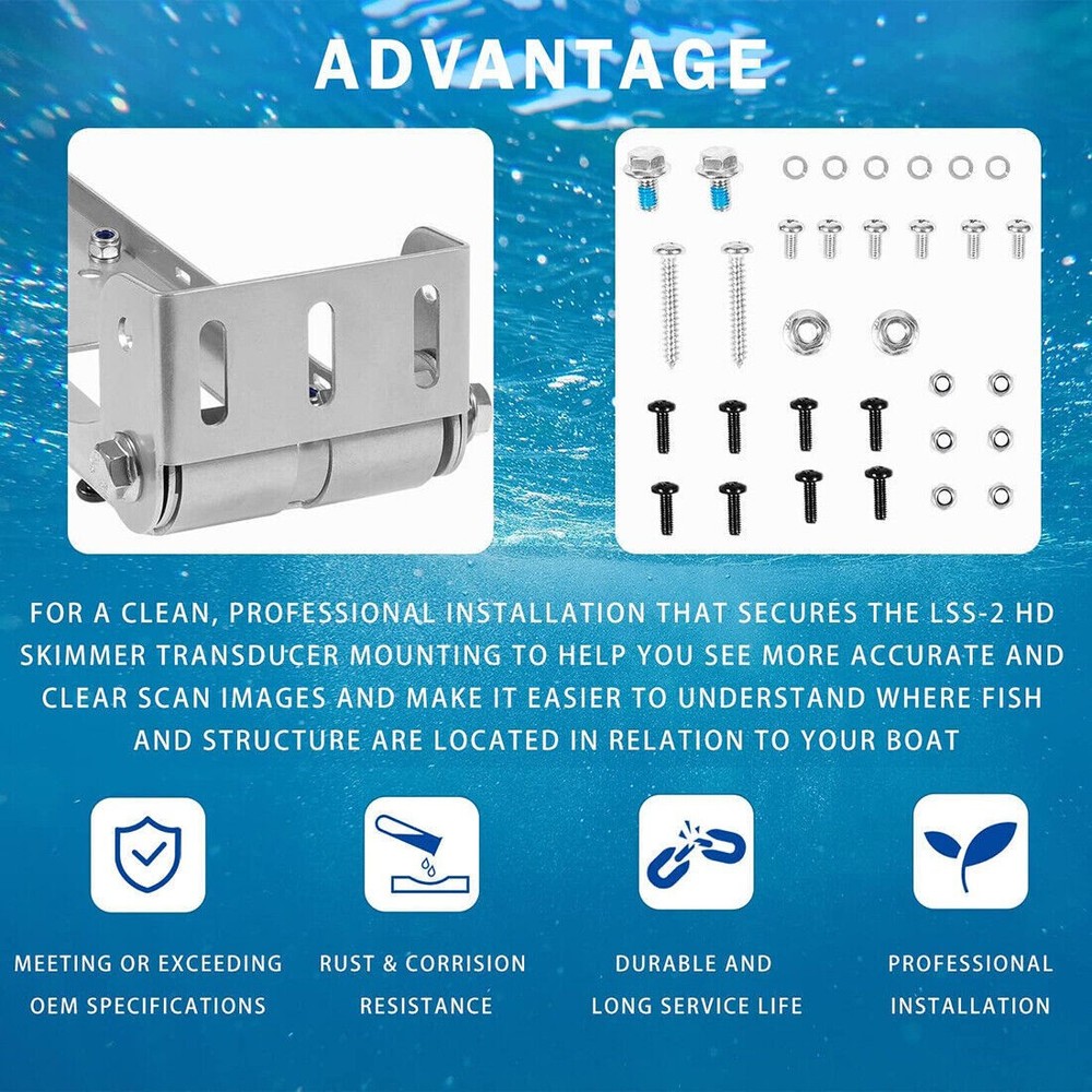 000-12603-001 Transom Mount Bracket for StructureScan 3D, StructureScan HD, a...