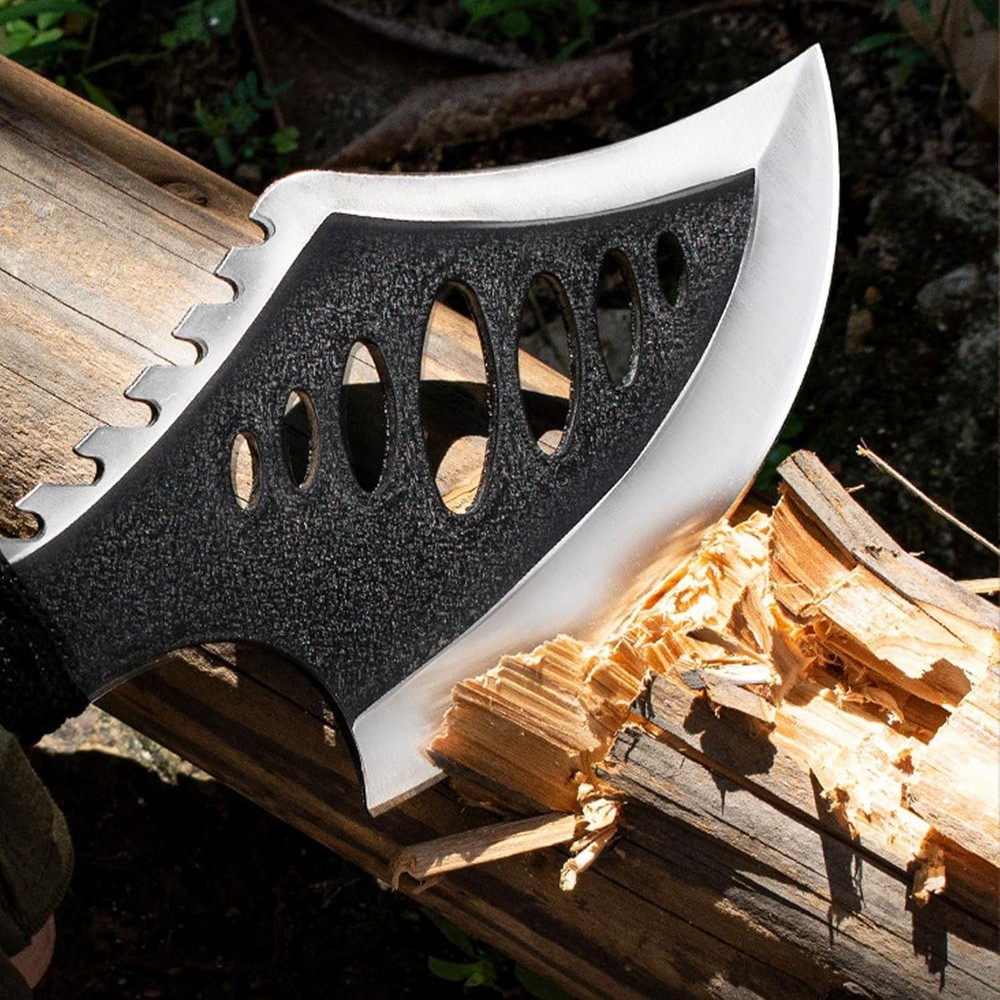 Outdoor 5.2" Camping Hatchet,Multi Functional Shock-Absorbing Hand Axe,Mounta...