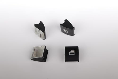 4 Pieces Window Opening Button Cover Compatible with BMW 3 Series E46