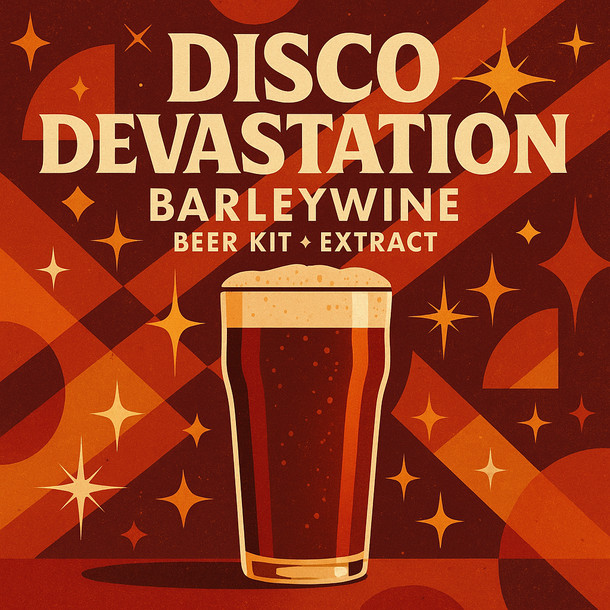 Label Peelers Disco Devastation Barleywine Beer Kit - Extract
