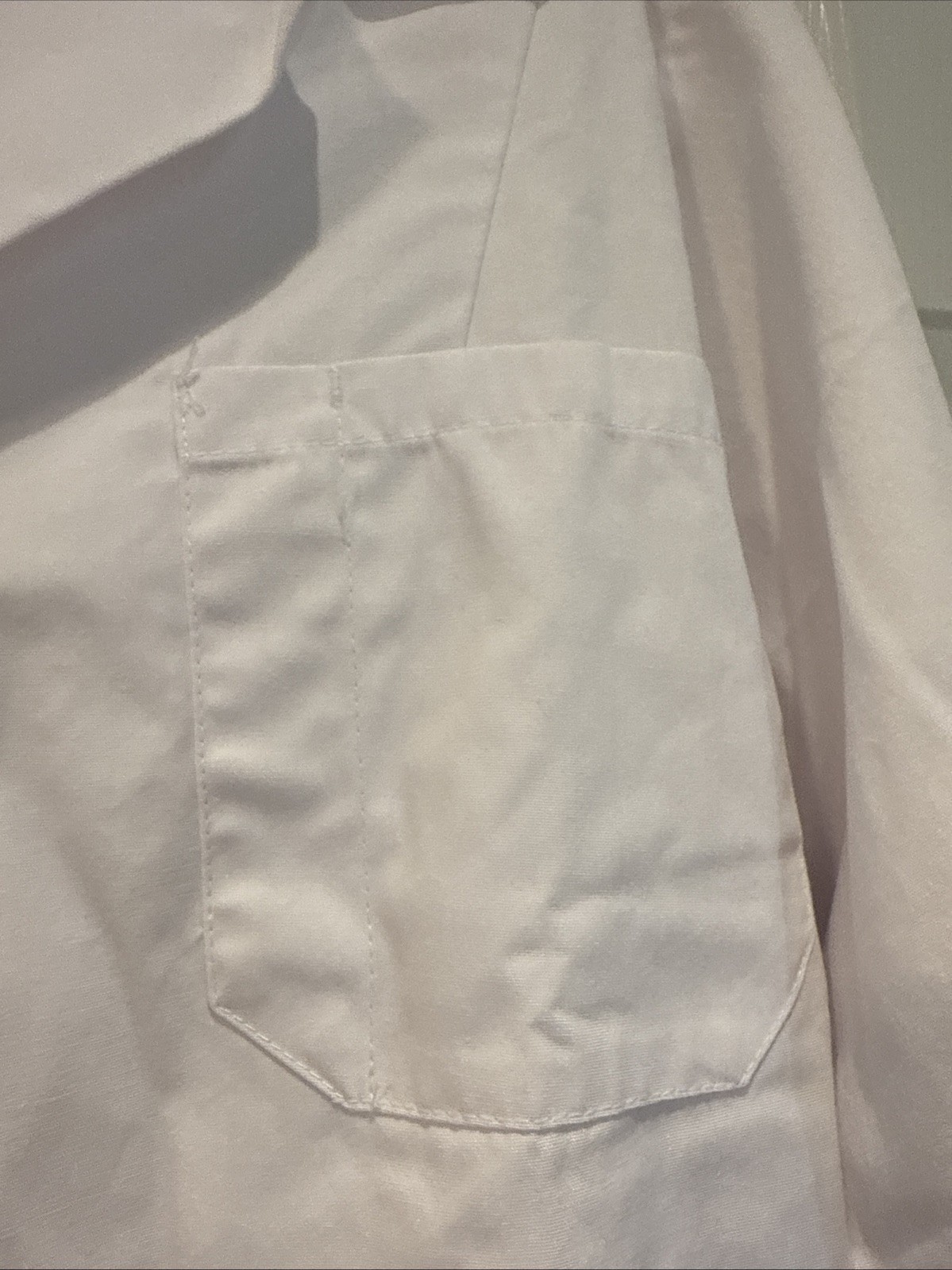 Natural Uniforms Unisex Lab Coat Medium New WO Tags White Dr Nurse Dentist