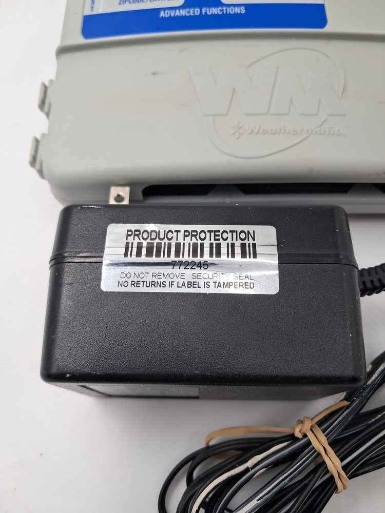 Weathermatic Smartline SL800 4 Irrigation Indoor Controller / Power Cable - USED
