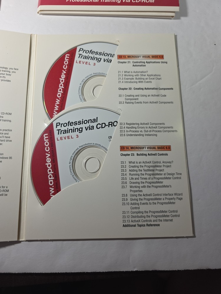 AppDev Visual Basic 6.0 14 CD Interactive Training BEGINNER TO ADVANCED
