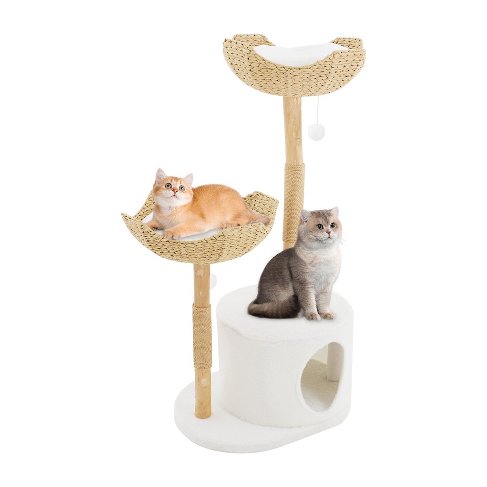 Cat Tree for Multiple Cats, Cat Scratching Posts& Nest, Cat Tree for Indoor Cats