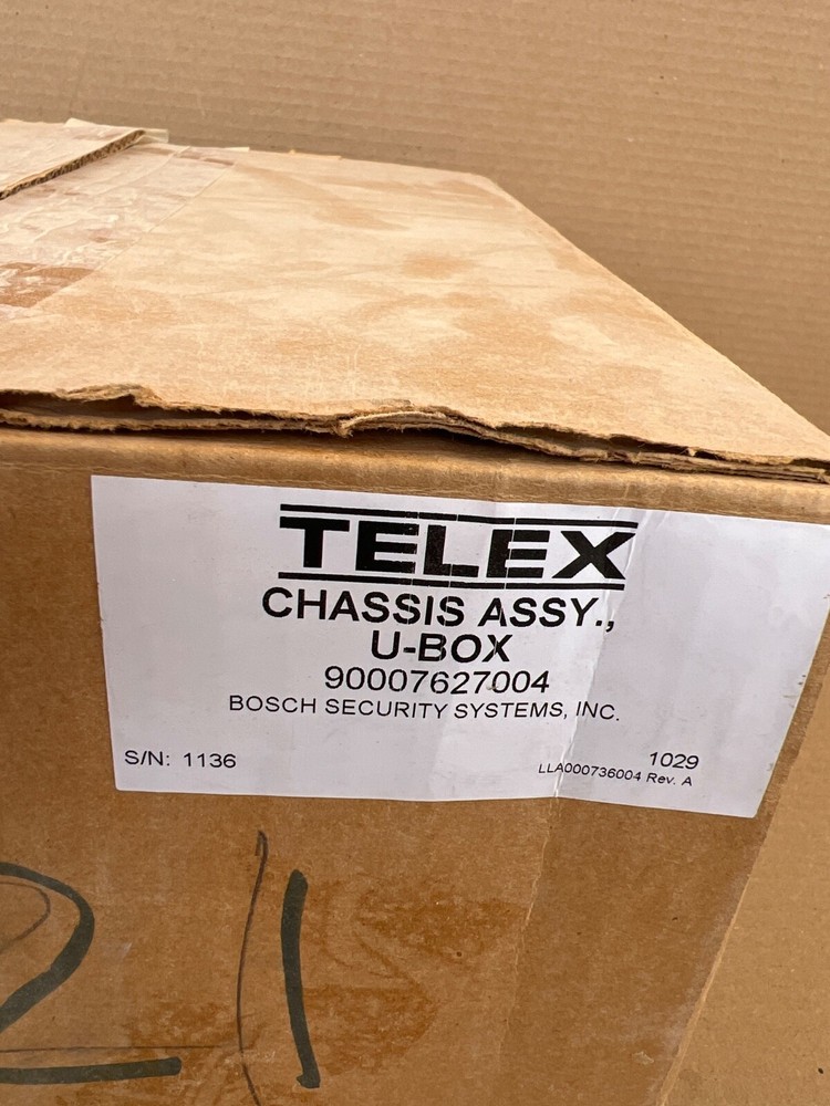 Telex Chassis Assembly U-Box 90007627004 Bosch Security System