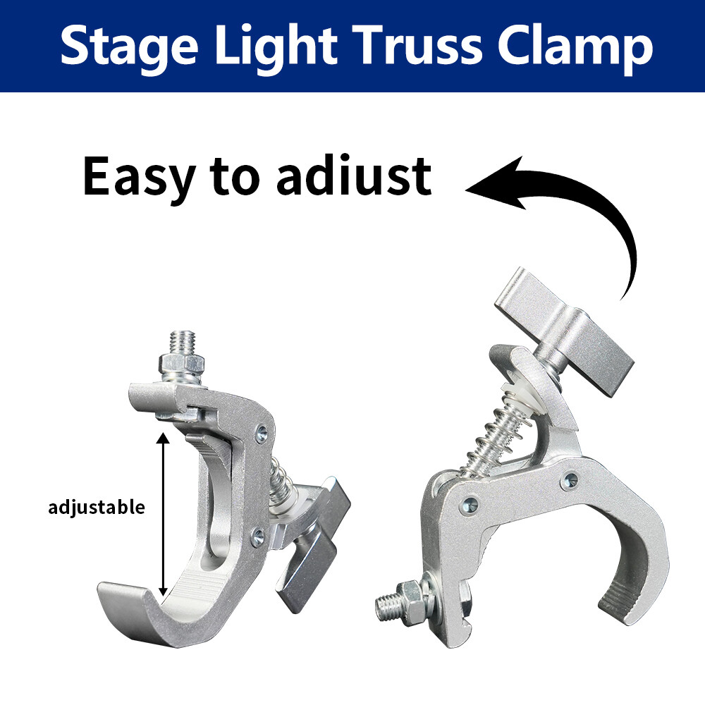 4PCS Clamp Truss Bracket Hook Clamp Stage DJ Lighting Projector Light Multi Use