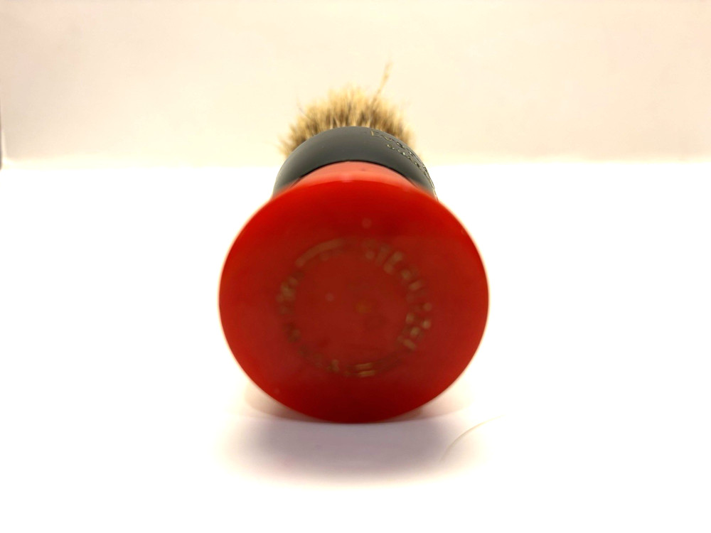 Red Catalin Ever Ready Bakelite Shaving Brush