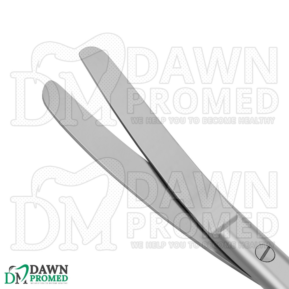 6 Pcs Operating Scissors 5.5" Curved Blunt Blunt Round Pattern Surgical Set