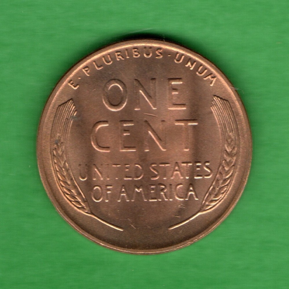 1954 S Lincoln Wheat Cent Uncirculated