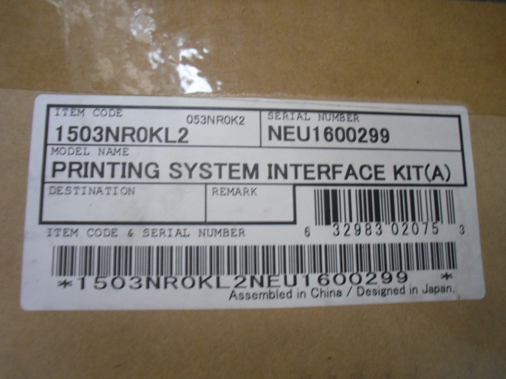 New ! GENUINE KYOCERA Printing System Interface Kit 1503NR0KL2