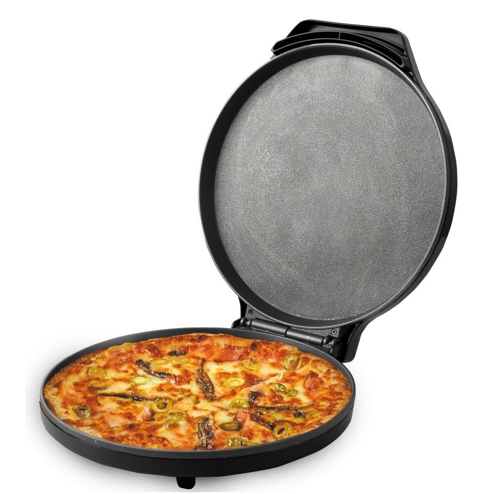 Courant 12 Inch Electronic Pizza Maker, multi function Oven and Griddle, Black