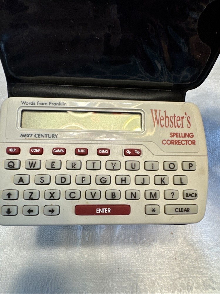Franklin Webster‘s Spelling Corrector NCS 101