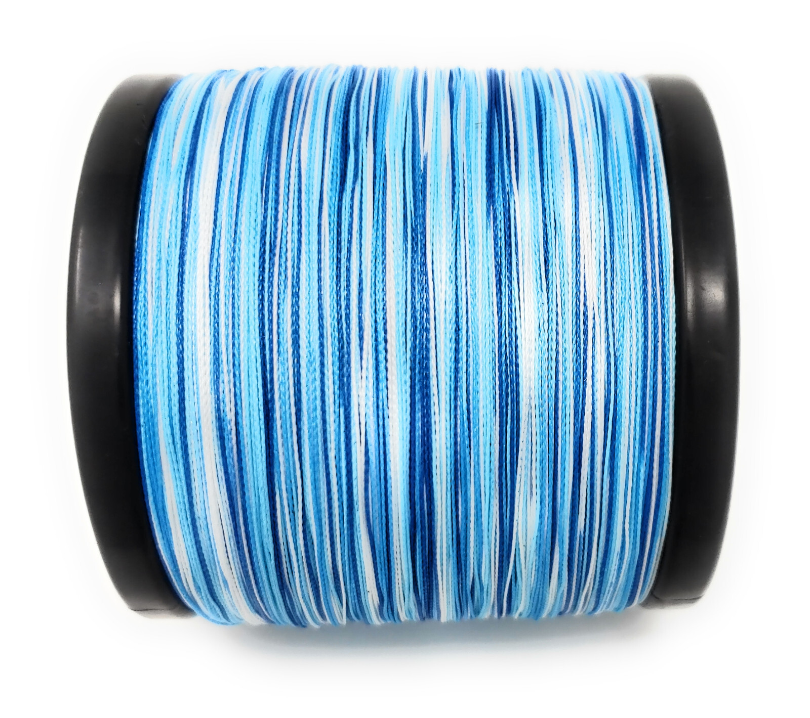 Reaction Tackle Braided Fishing Line / Braid - Blue Camouflage / 4 and 8 Strands