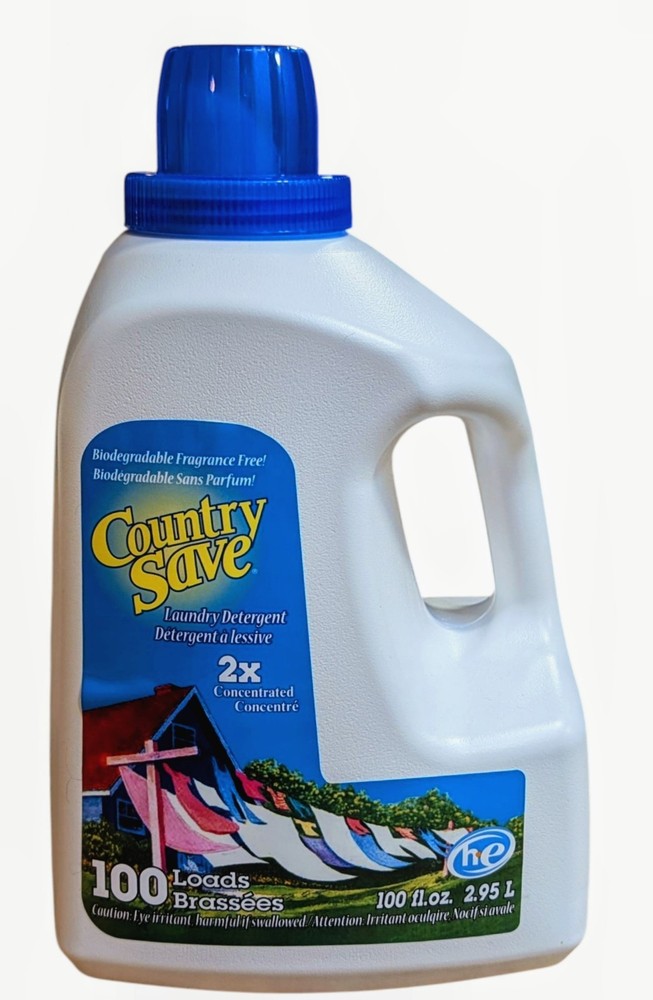 Country Save Liquid Laundry Detergent - 2x Concentrated - 100 Fl Oz - 100 Loads