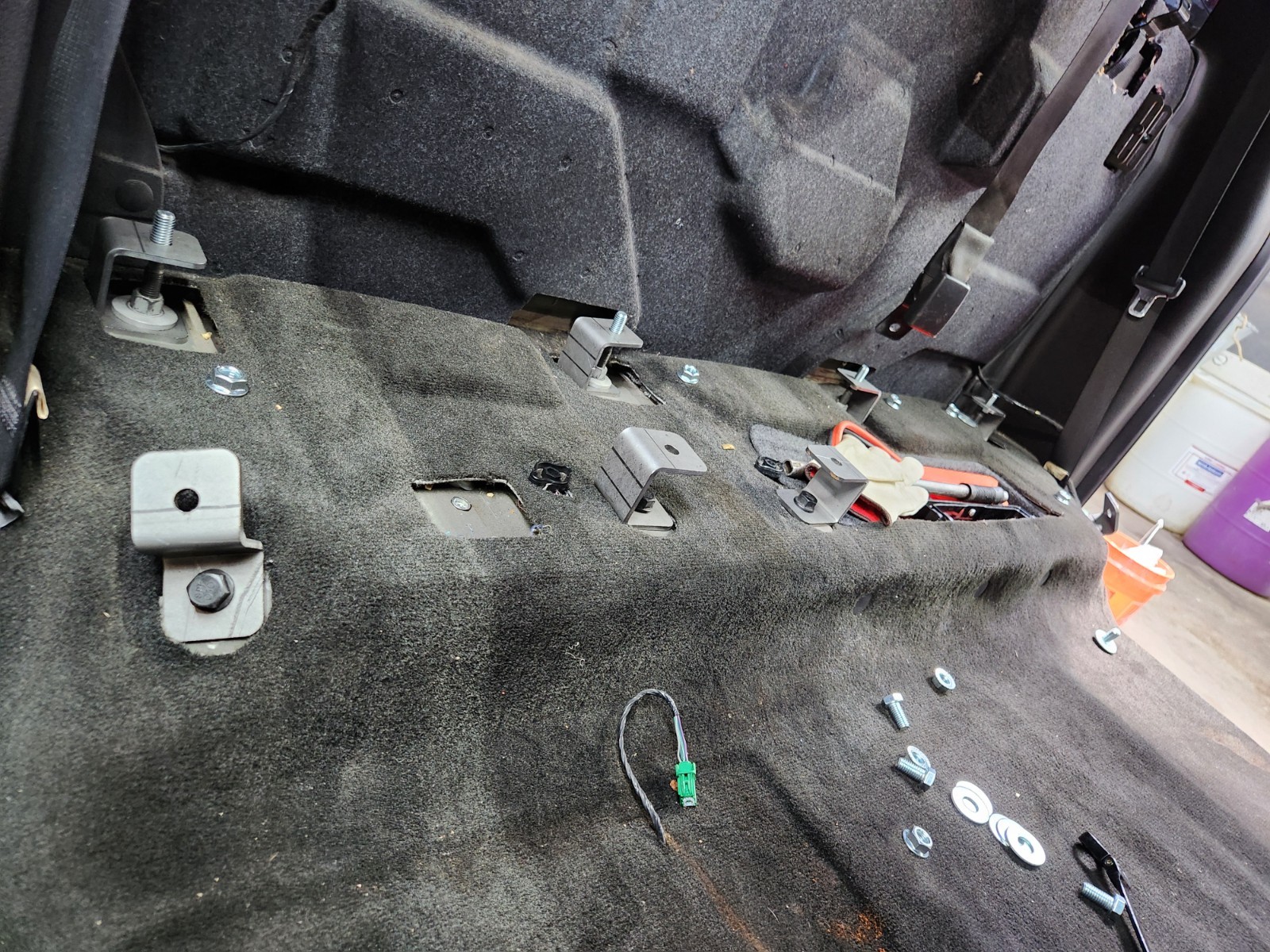 2009-2014 Ford F-150 Rear seat lift kit 2.5" inch additional area raised level