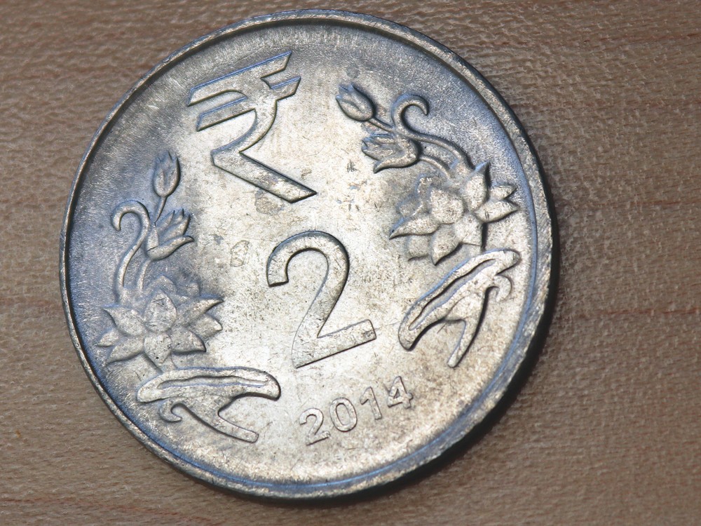 2014 India 2 Rupees Noida Mint
