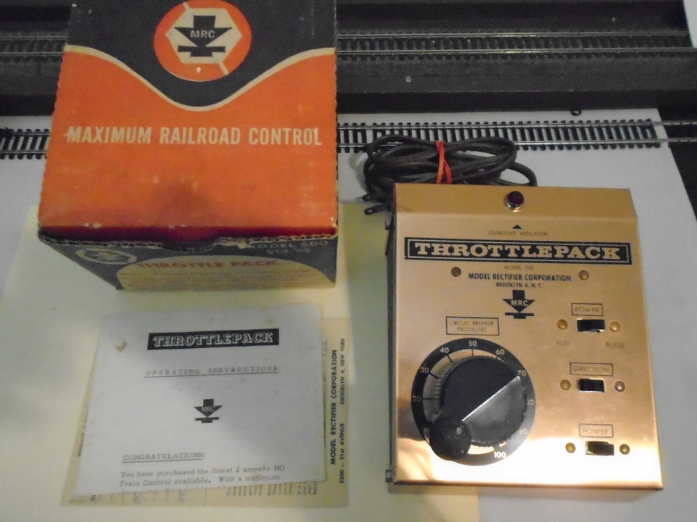 MRC MODEL 500 THROTTLE PACK WITH PULSE FEATURE HO