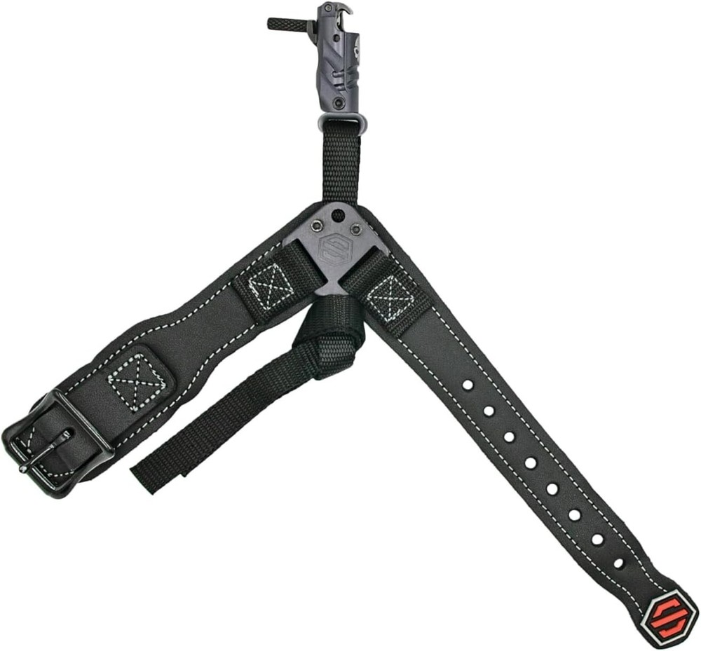 Ghost Buckle Archery Release with NCS Strap-Black