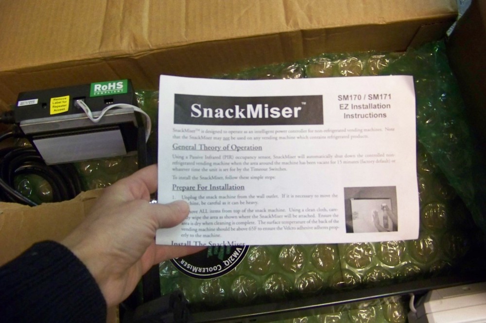 new snackmiser ustech sm170 vending machine power controller