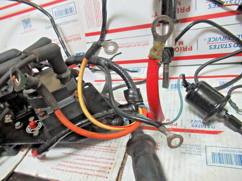 MERCRUISER 1992 3.0 MOTION SENSOR DISTRIBUTOR SYSTEM WIRING,COIL,MODULE &SENSORS